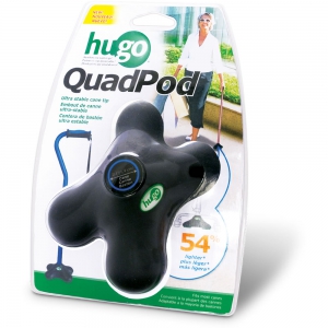 Hugo QuadPod Cane Tip, Retail Box