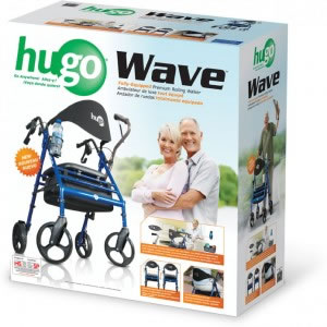 Hugo® Wave Premium Rollator retail box