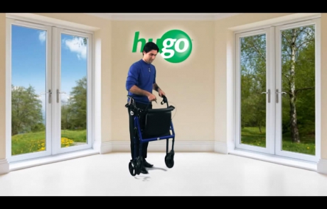 How to fold your Hugo Rolling Walker with Seat