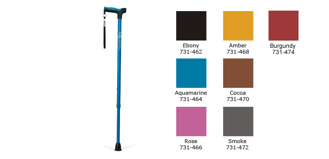 Foldable Cane with Wrist Strap Balancing Mobility Aid Reflective