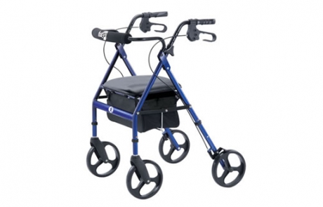 700-957 Hugo Rolling Walker with Seat Pacific Blue